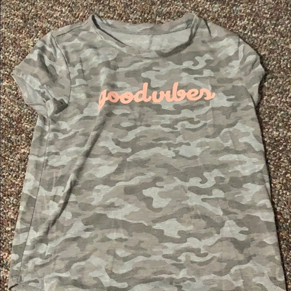 camouflage tee